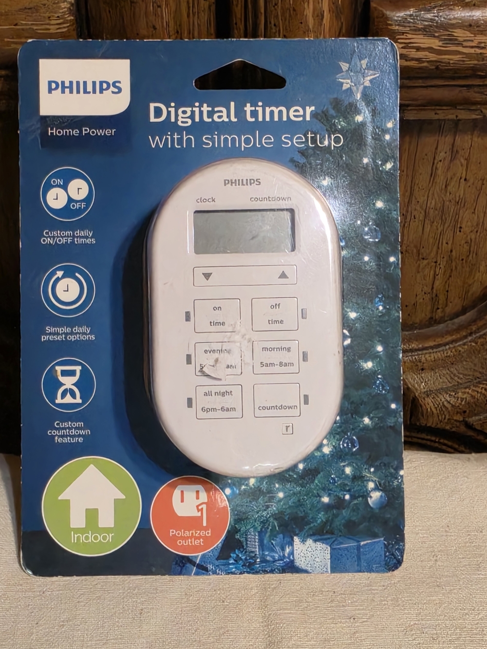 Philips Digital Timer - White
